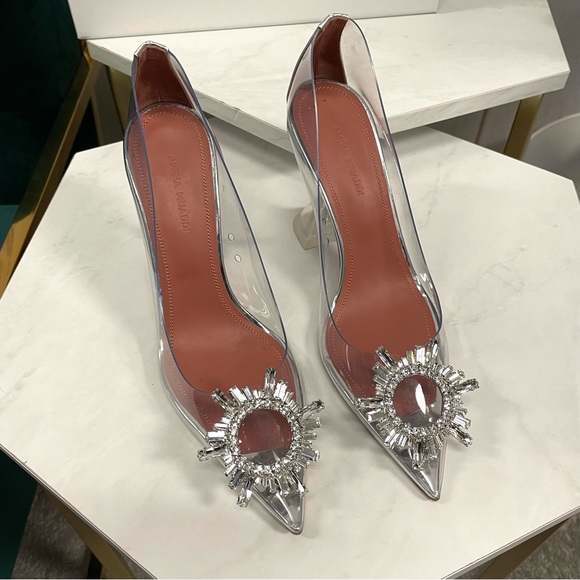 Amina Muaddi FW21 Begun Pump PVC - Picture 5 of 7